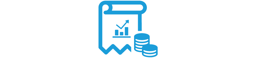 Diagramm mit Geld Icon